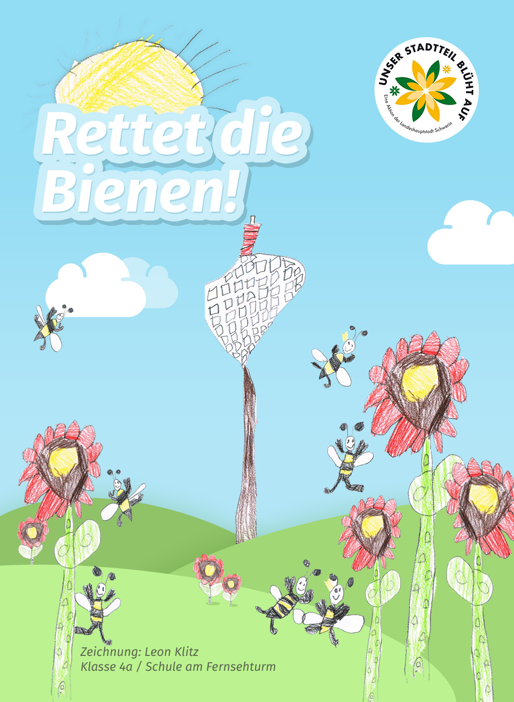Neu-Zippendorf und Mueßer Holz: Wildblumensamen für die Bienen