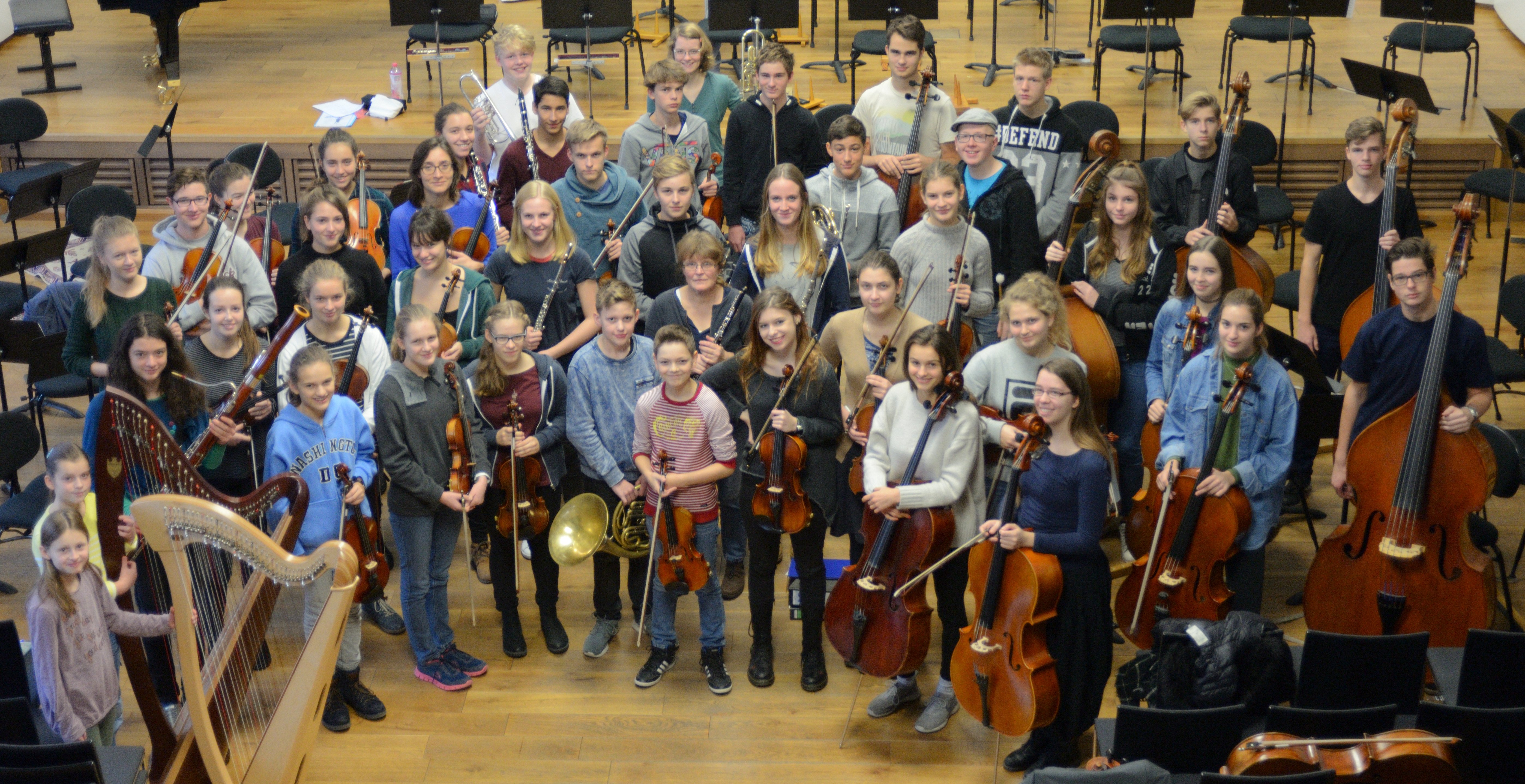 Junge Musiker zeigen ihr Können bei öffentlicher Probe am Schloss Dreilützow