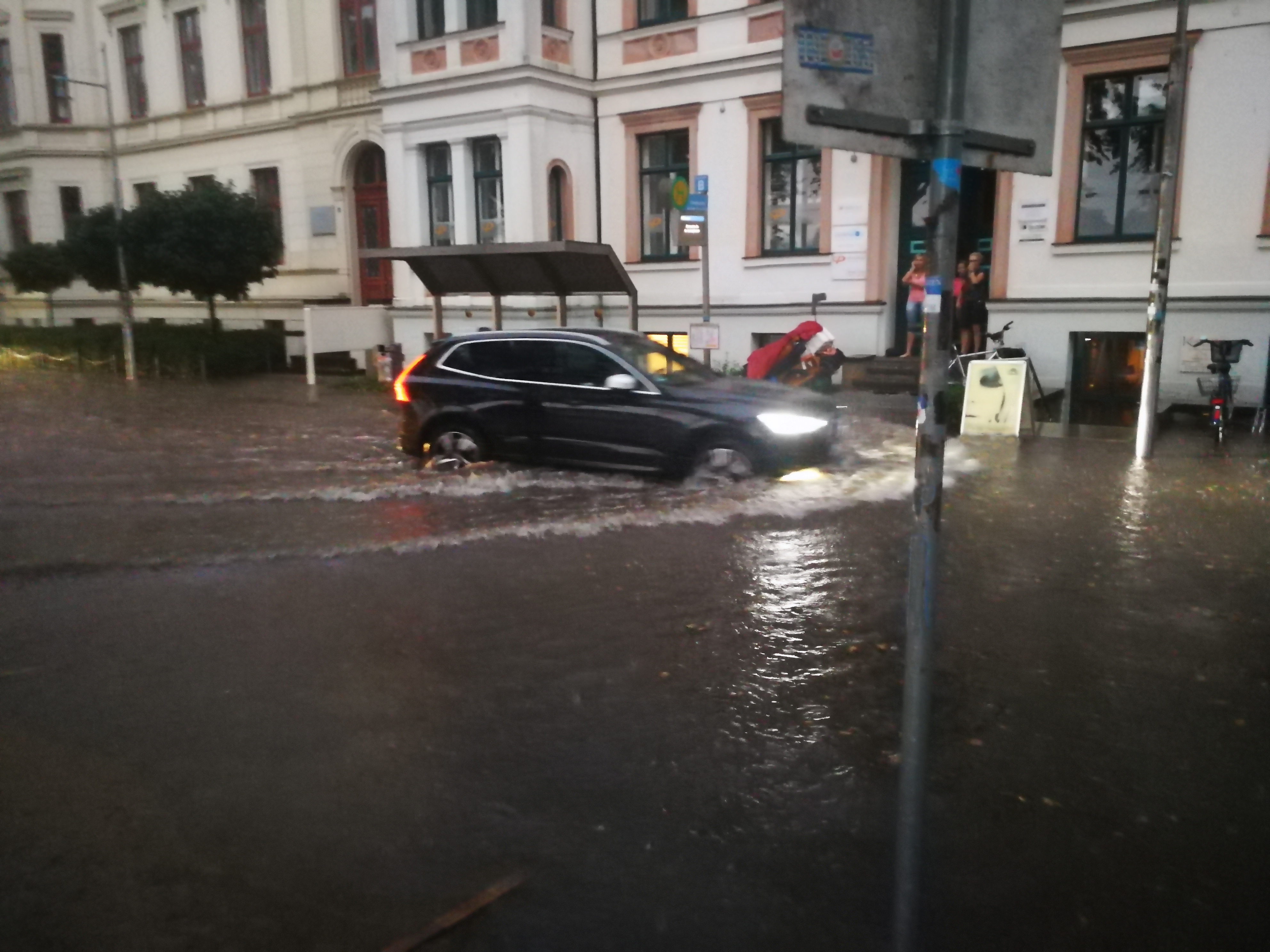 Schwerin: Erste Maßnahmen nach Hochwasser in 2019