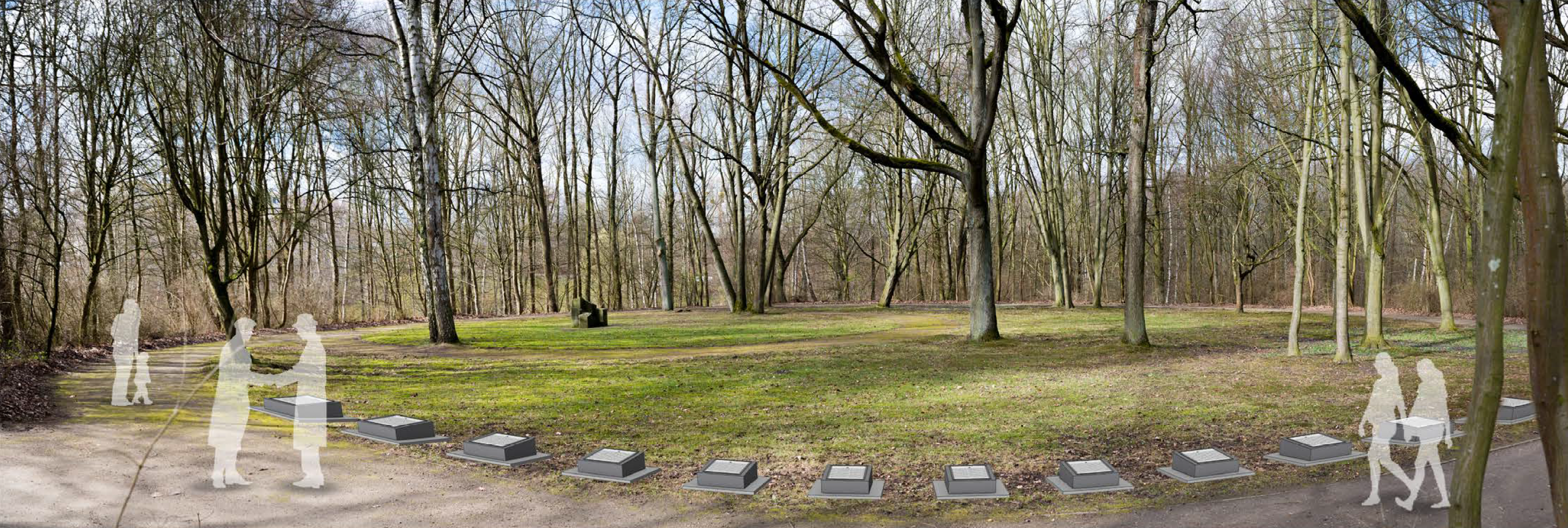 Schwerin: 13 Pultsteine für Gedenkstätte am Grünen Tal