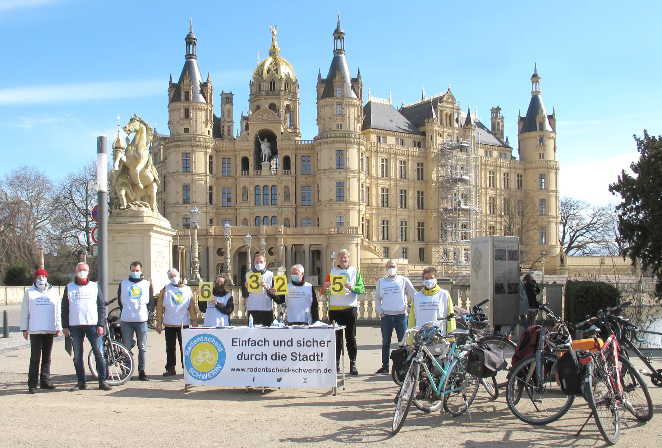 Schwerin: Radentscheid und Innenministerium treffen sich zum Gespräch