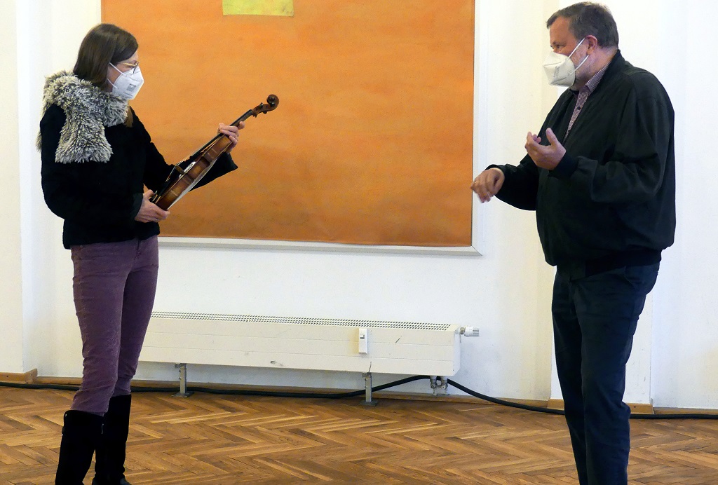 Geige für Jugendsinfonieorchester Schwerin gespendet