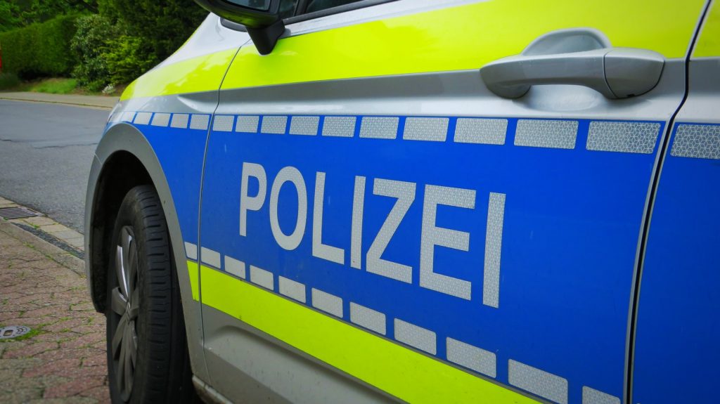 Polizeiauto in Schwerin 