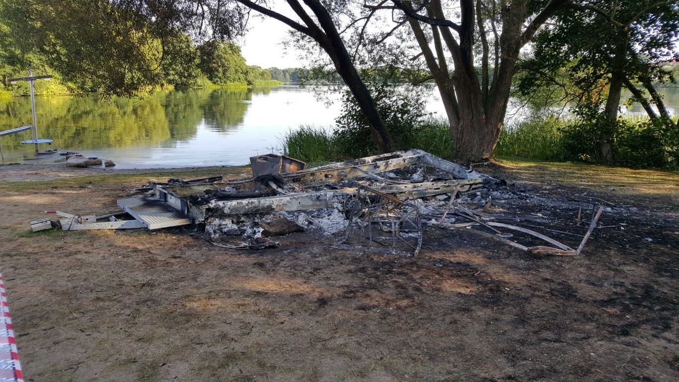 Brand am Lankower See: SDS bittet um Mithilfe