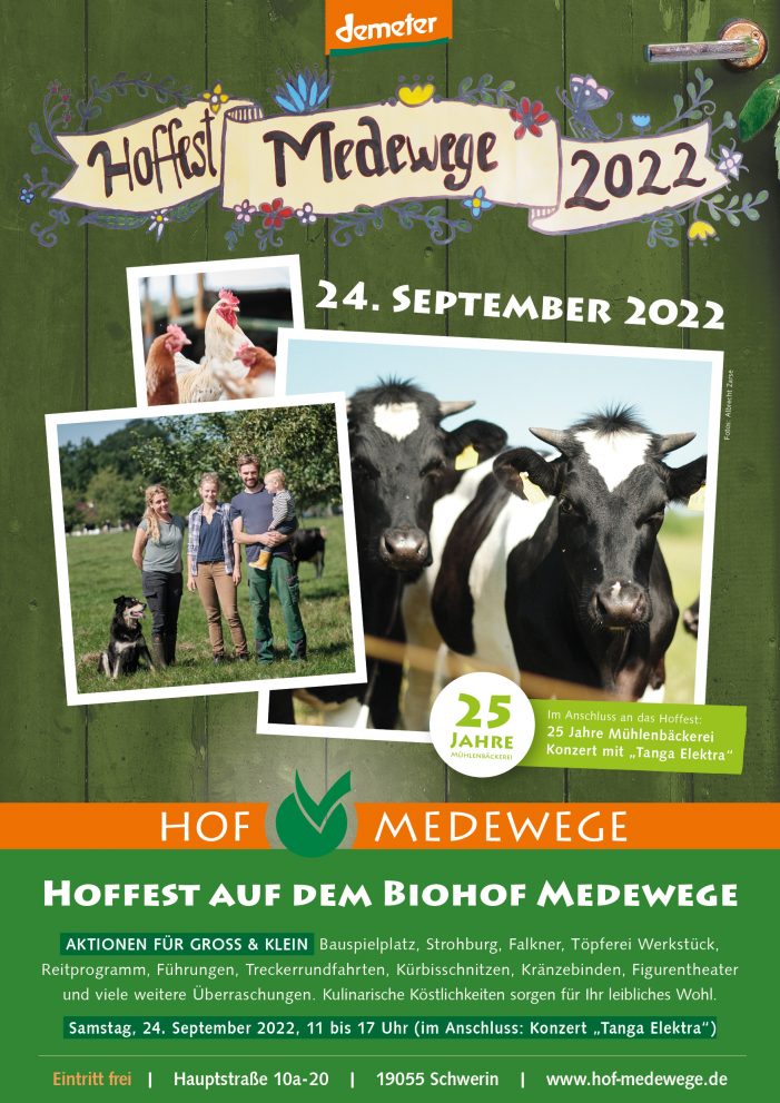 Hoffest, 25 Jahre Mühlenbäckerei und Bio-Landpartie