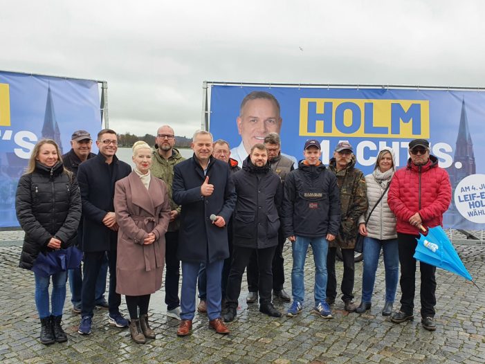 OB-Wahl in Schwerin: Leif-Erik Holm stellt Sicherheit, Wirtschaft und Bildung in den Fokus