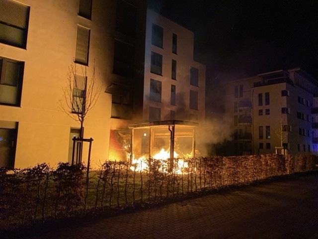 Brand in den frühen Morgenstunden des 02.01.2024 in Schwerin. Foto: Polizei
