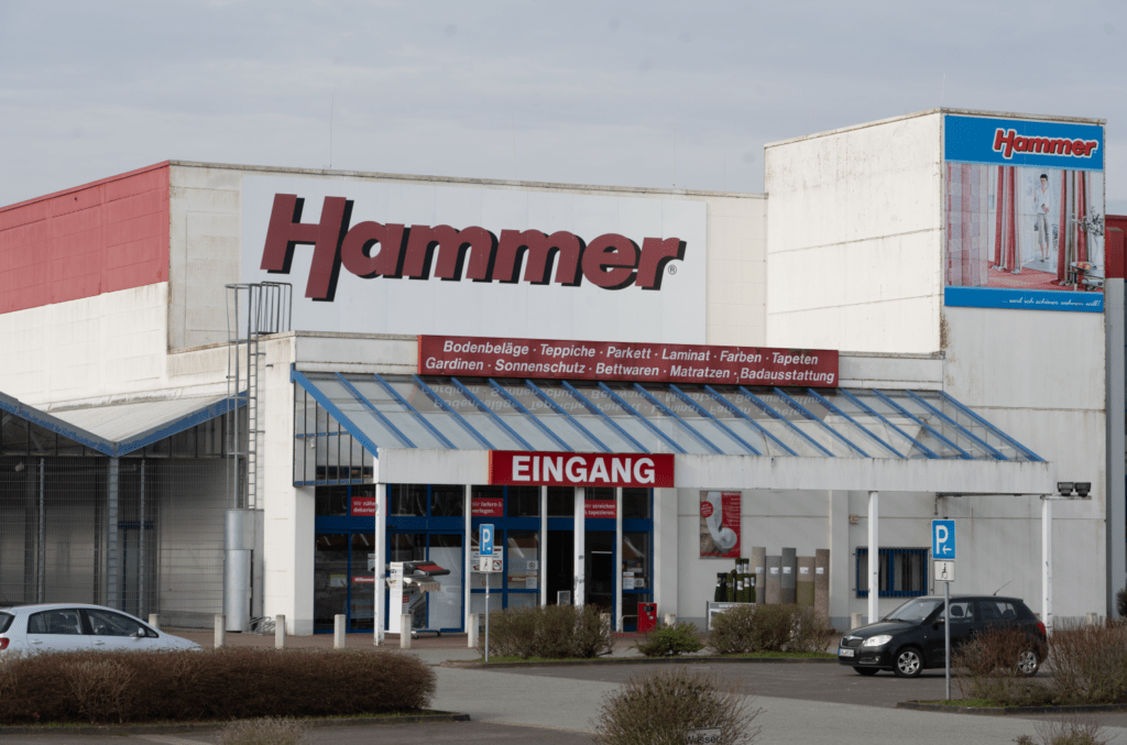 Die Hammer-Filiale in Schwerin 