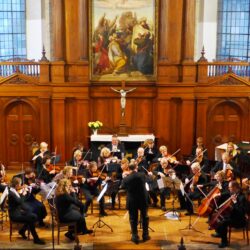 Die Schelfoniker unter der Leitung von Matthias Ellinger beim Jubiläumskonzert am 05.11.2023. | Foto: LHS / Christina Lüdicke