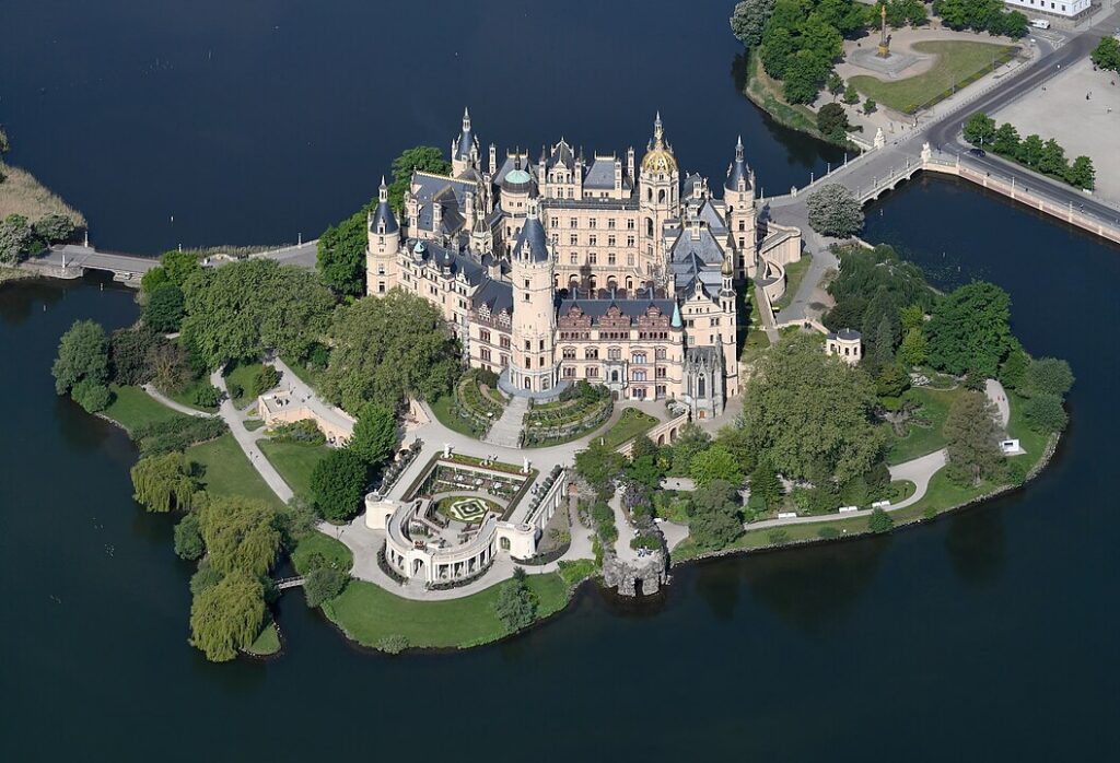 Blick auf das Schweriner Schloss